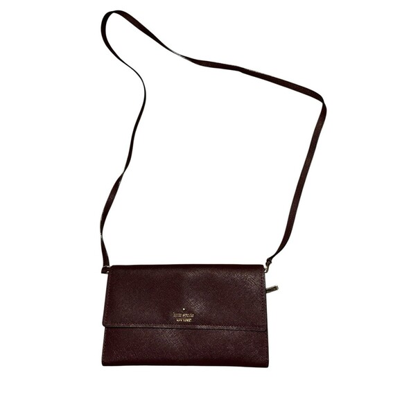 Kate Spade Purple‎ Leather Mini Crossbody Bag - Picture 1 of 6